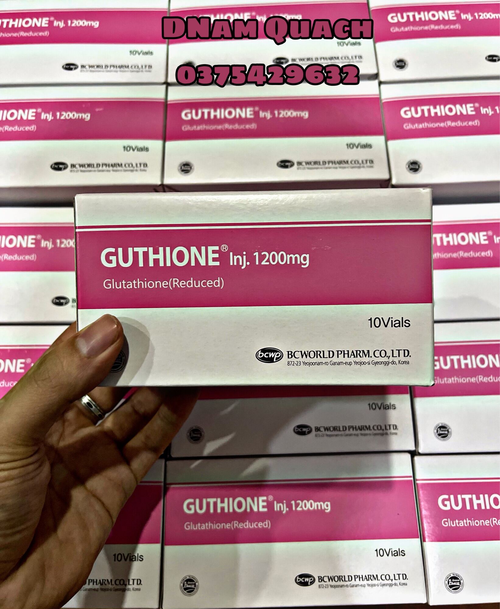 GLUTHIONE 1200 mix truyền trắng
