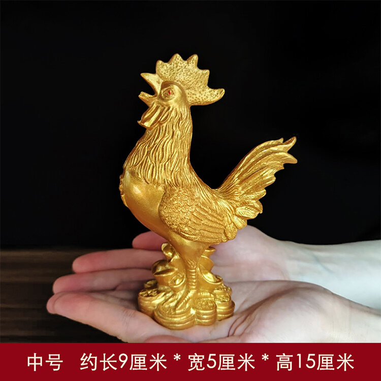 Đồ trang trí gà trống đồ thủ công mỹ nghệ trang trí phòng ngủ tủ ti vi phòng khách nhà gà giả đồng cỡ lớn cỡ nhỏ gà trống con giáp