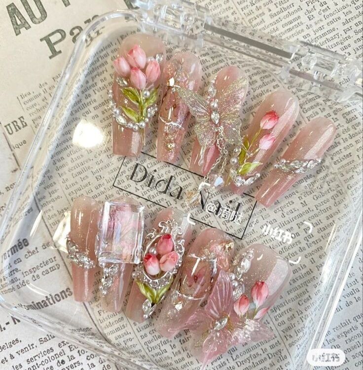 Nailbox Design, Ladylike Brown Color, from Thang Nho