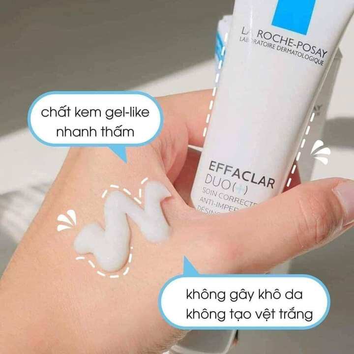 Sample Kem Dưỡng Giảm Mụn Laroche Posay Effaclar Duo+ .