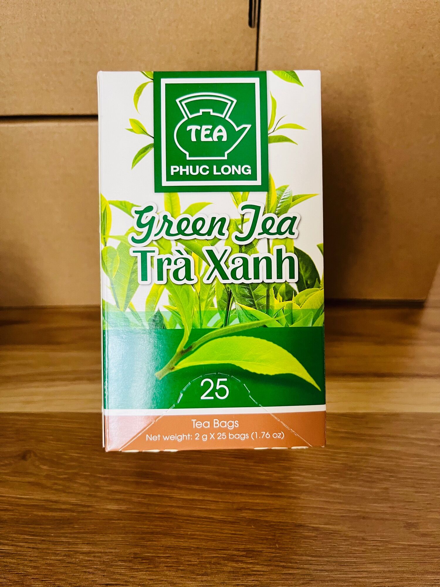 Trà Xanh Túi Lọc Phúc Long 25 tép 2g