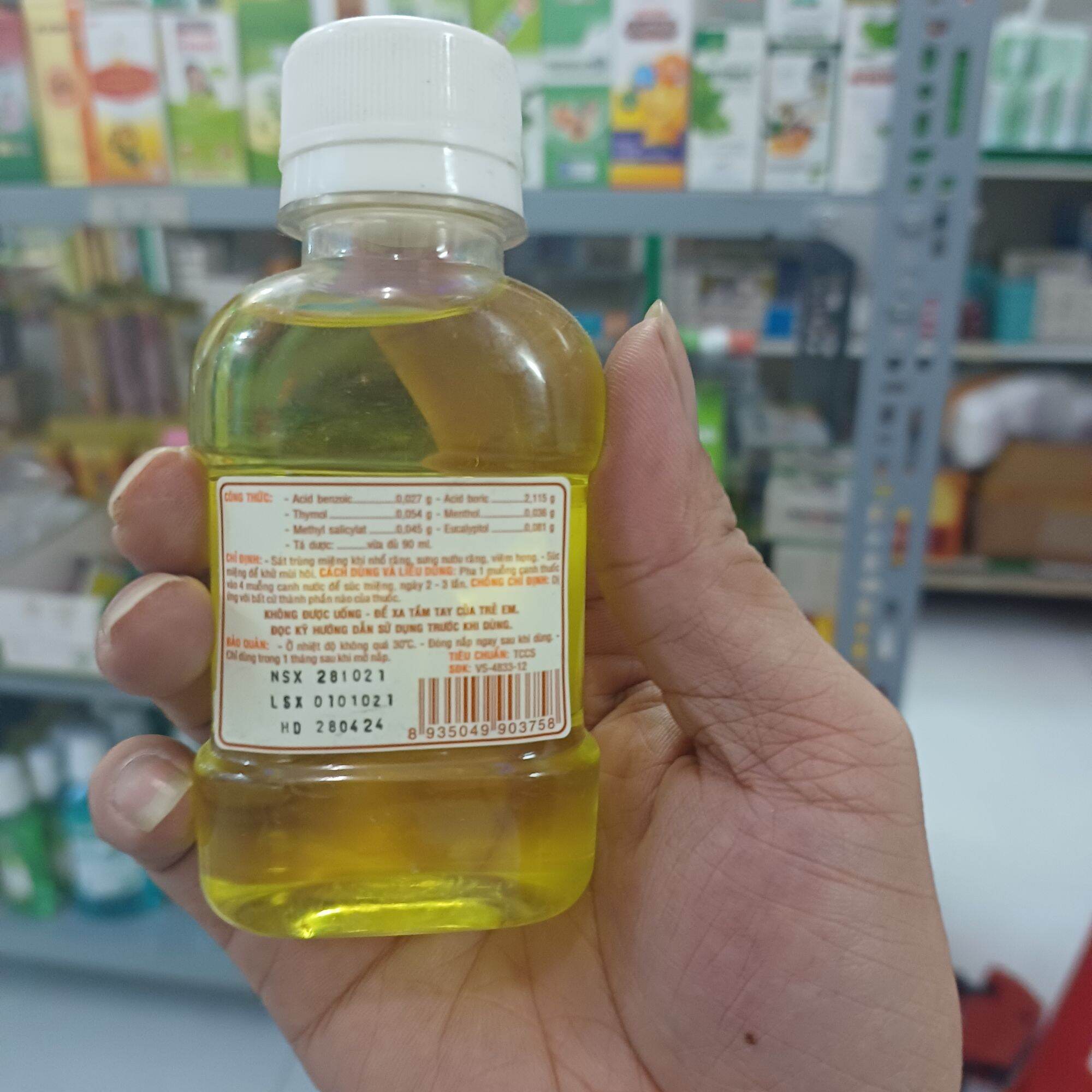 nước xúc họng orafar 90ml