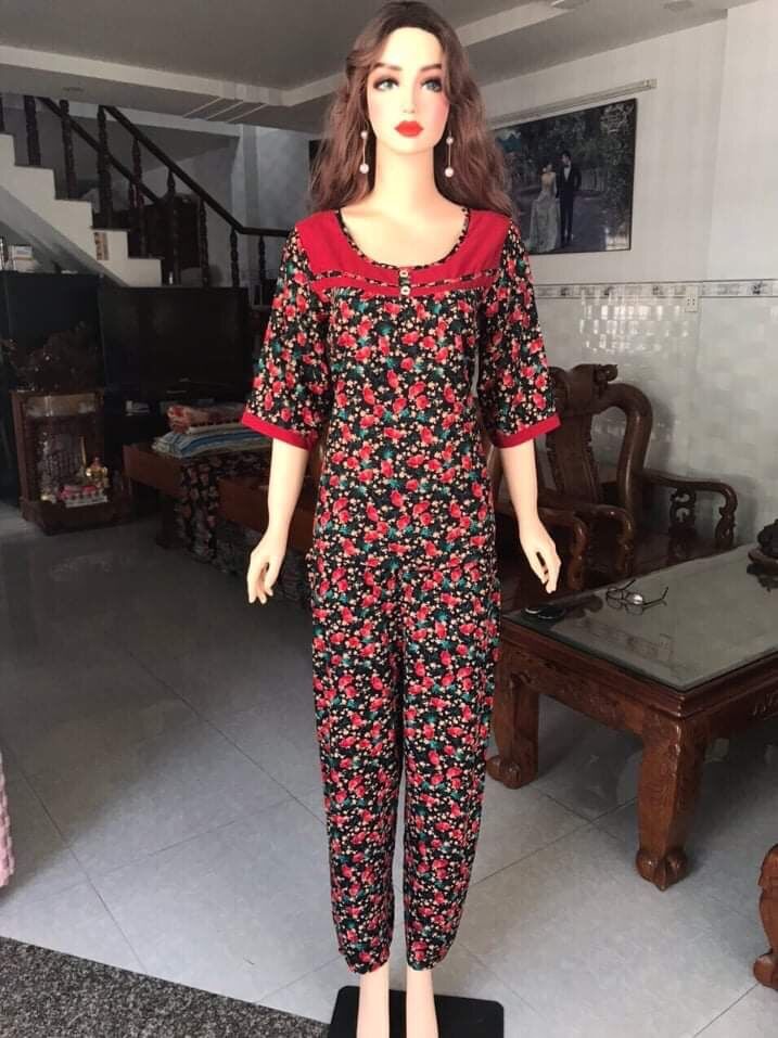 BỘ TÔN DÀI TAY LỠ CỔ PHỐI (size 40-70kg)