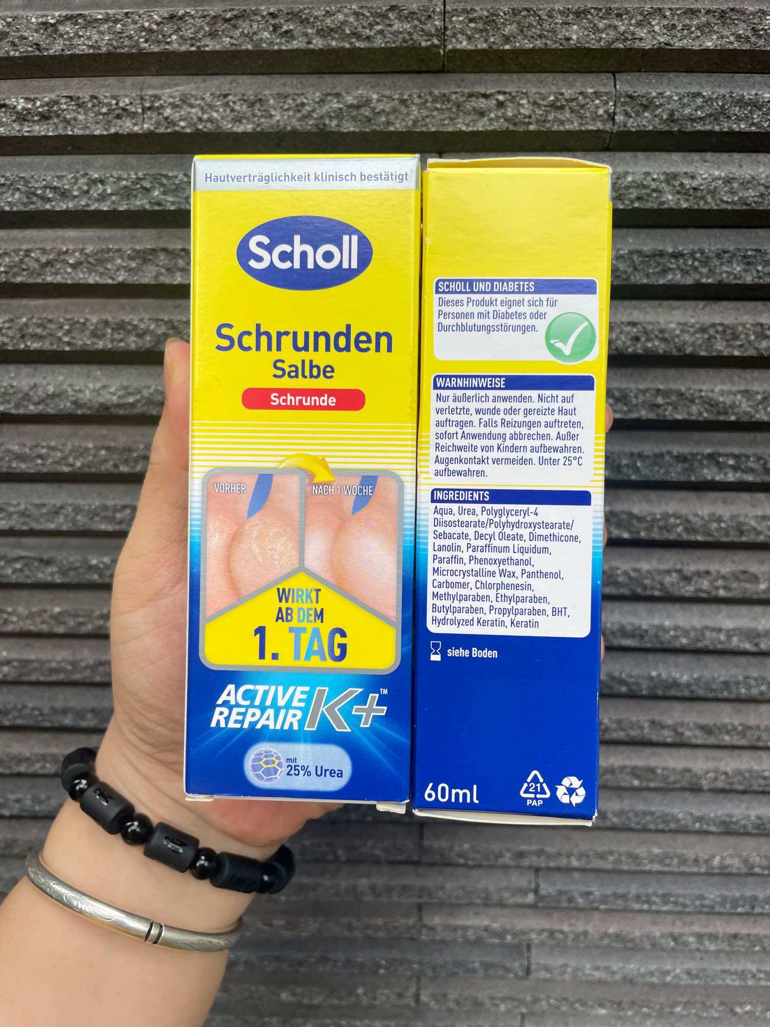 Kem bôi gót chân scholl Salbe