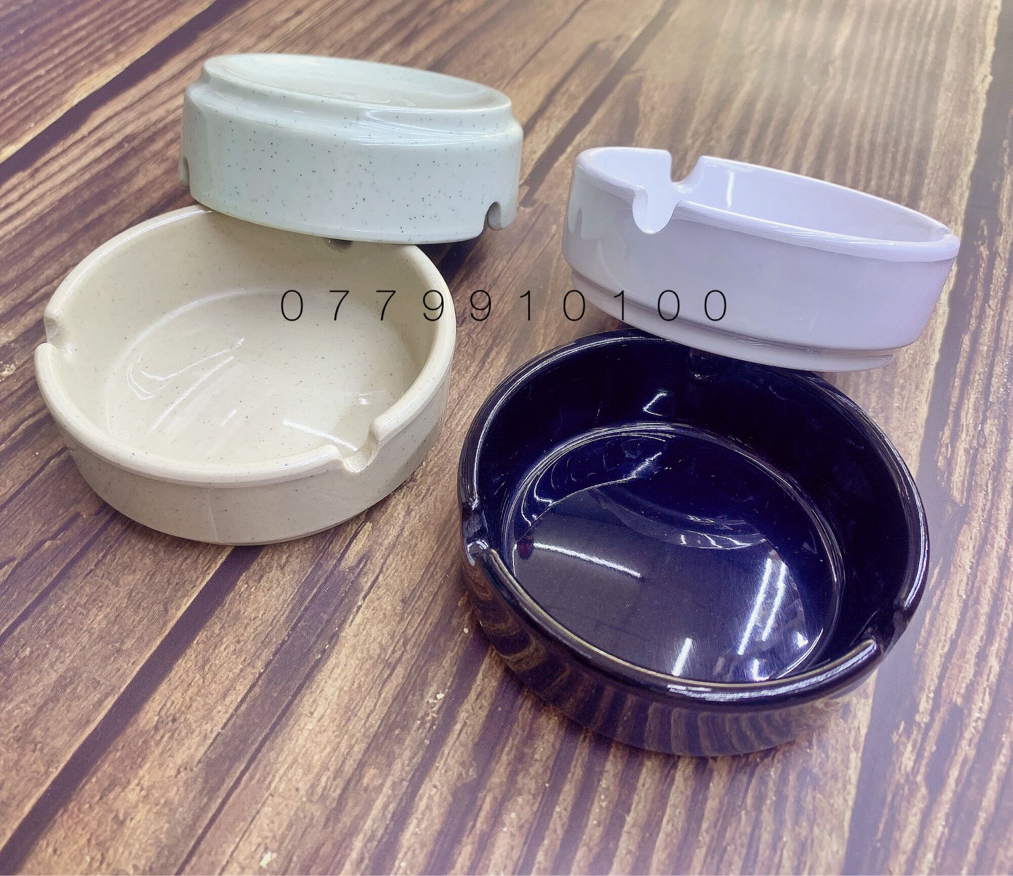 [HCM]Gạt tàn melamine Thailand tròn 8x8x3cm