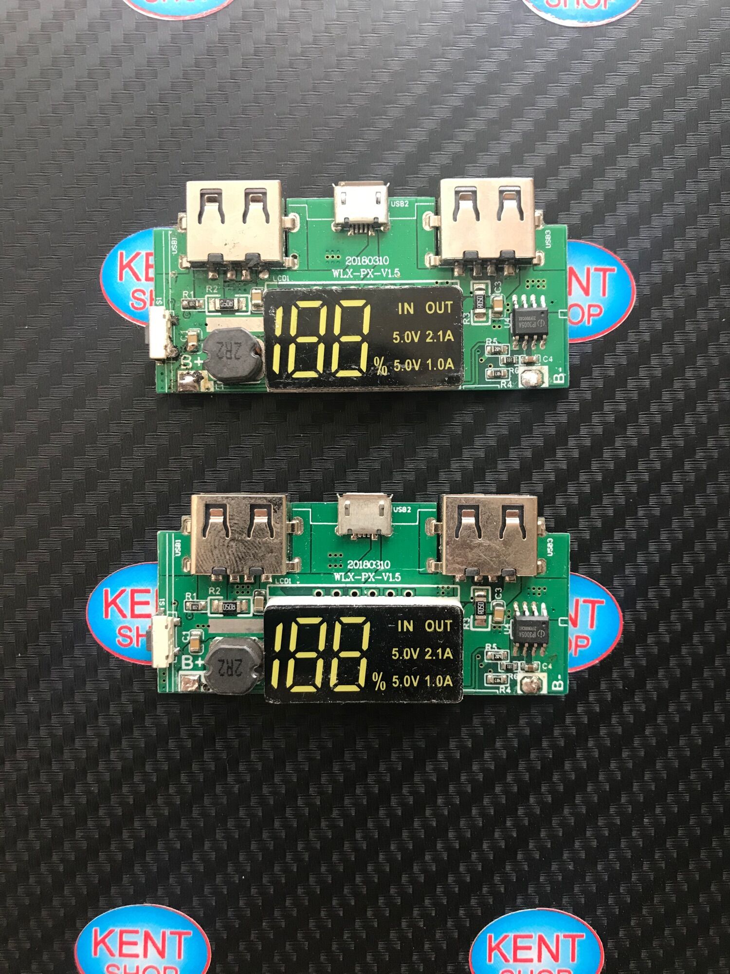 Mạch sạc dự phòng 5v2,1a, tháo máy