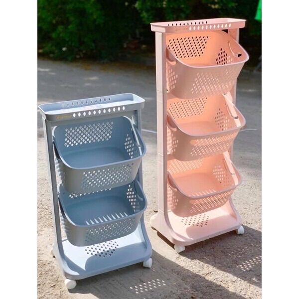 Kệ sọt đựng đồ có bánh xe việt nhật ( 3 tầng , 2 tầng, sọt lẻ)