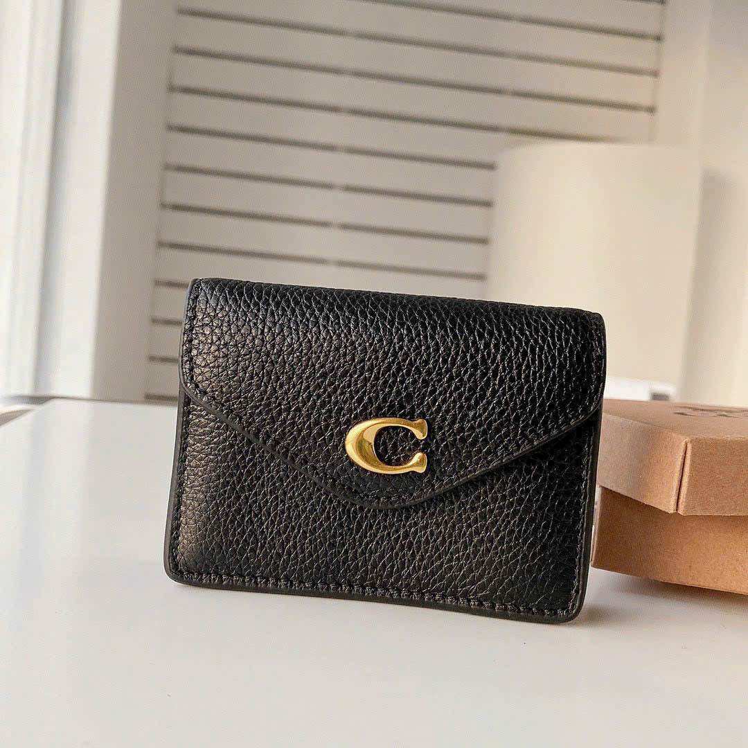 Ví C0a**ch Đựng Card nữ siêu xinh da phối Canvas