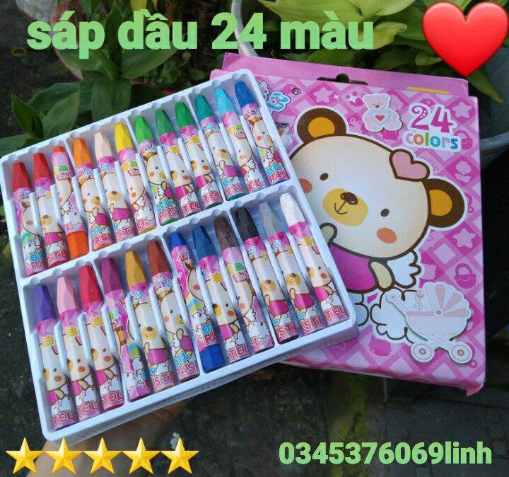 Hộp sáp dầu 24 màu