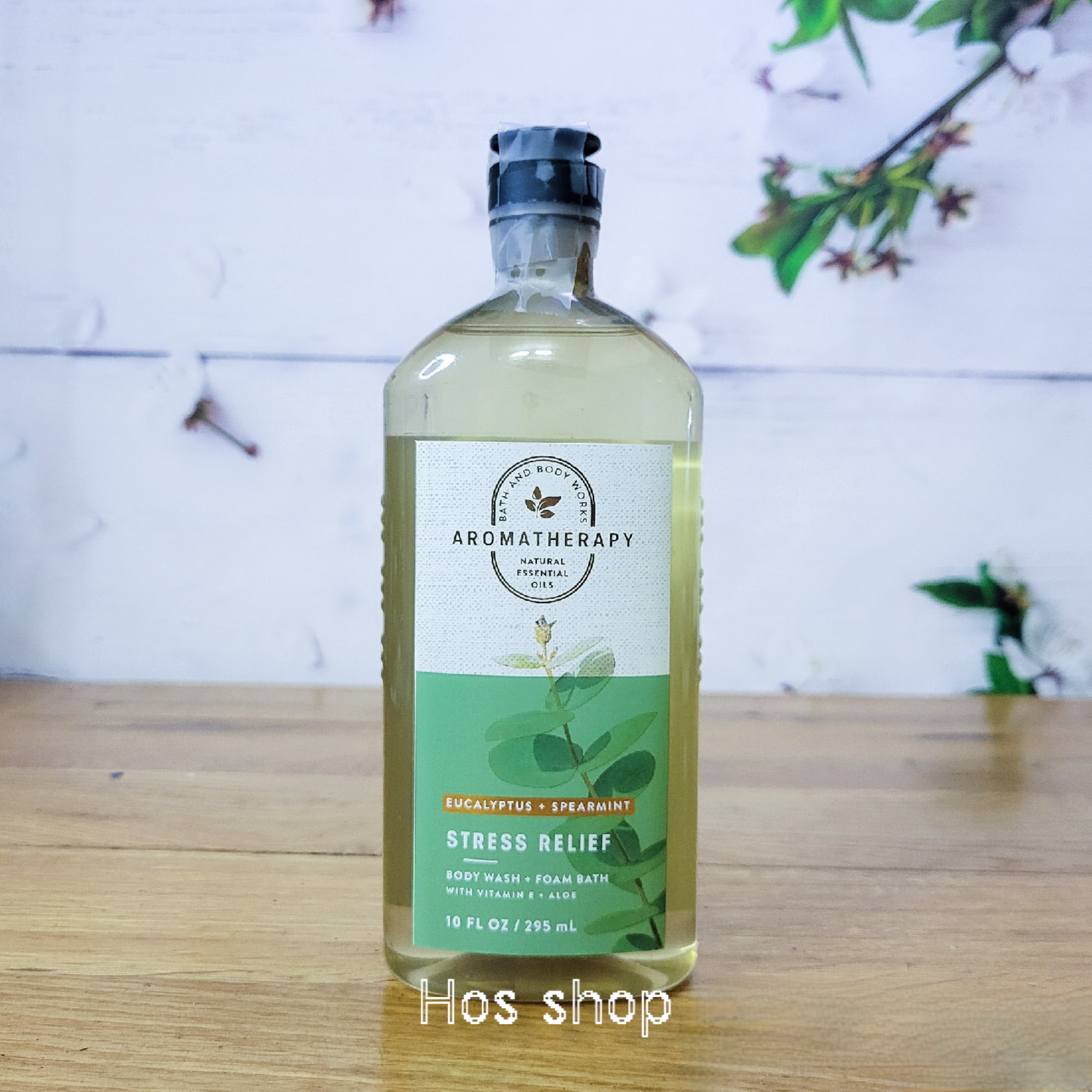 Sữa tắm thư giãn Bath and Body Works stress relieft mint
