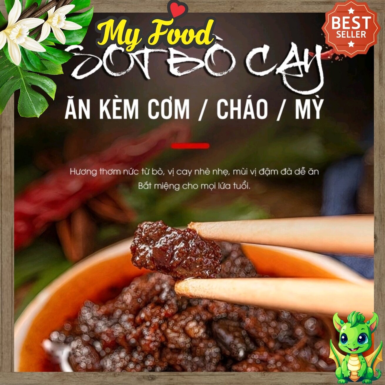 SỐT TƯƠNG VỊ BÒ CAY TRUYỀN THỐNG