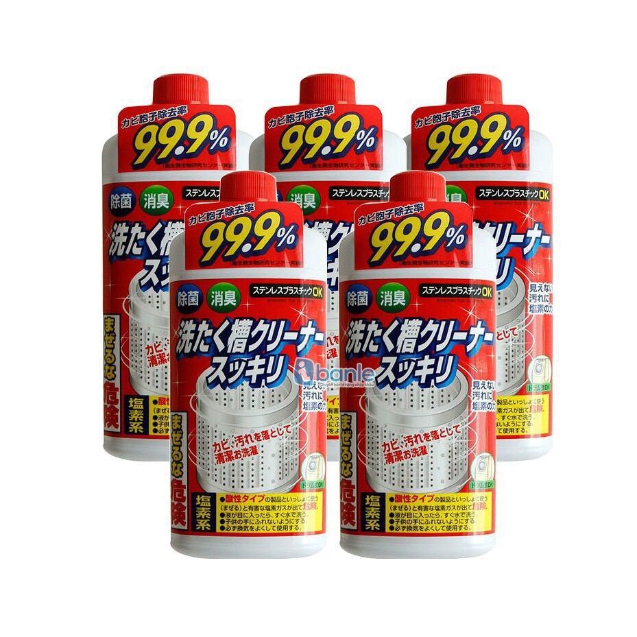 Nước tẩy rửa vệ sinh lồng máy giặt rocket 550g