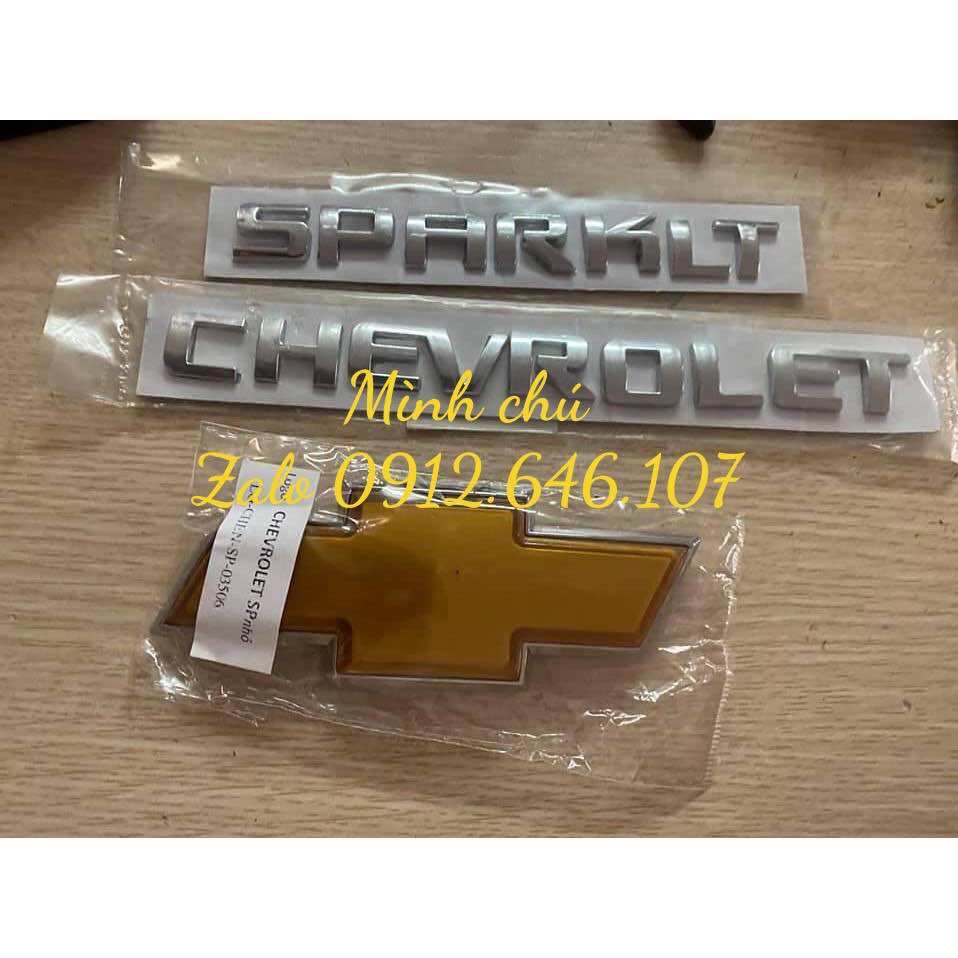 Chữ Spark, Chữ Chevrolet, Lô gô biểu tượng giá 1 sản phẩm