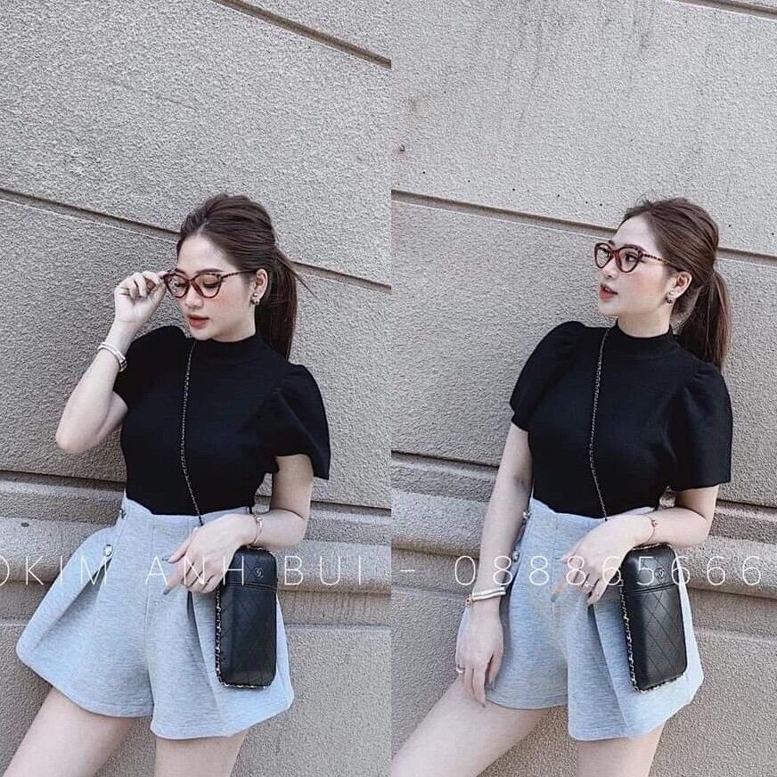 Áo len tay bồng Quảng Châu