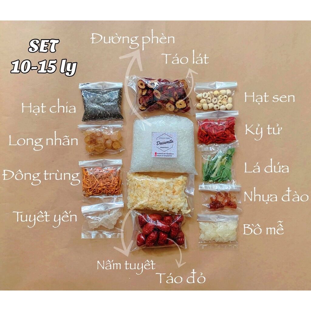 SET 12 VỊ CHÈ DƯỠNG NHAN