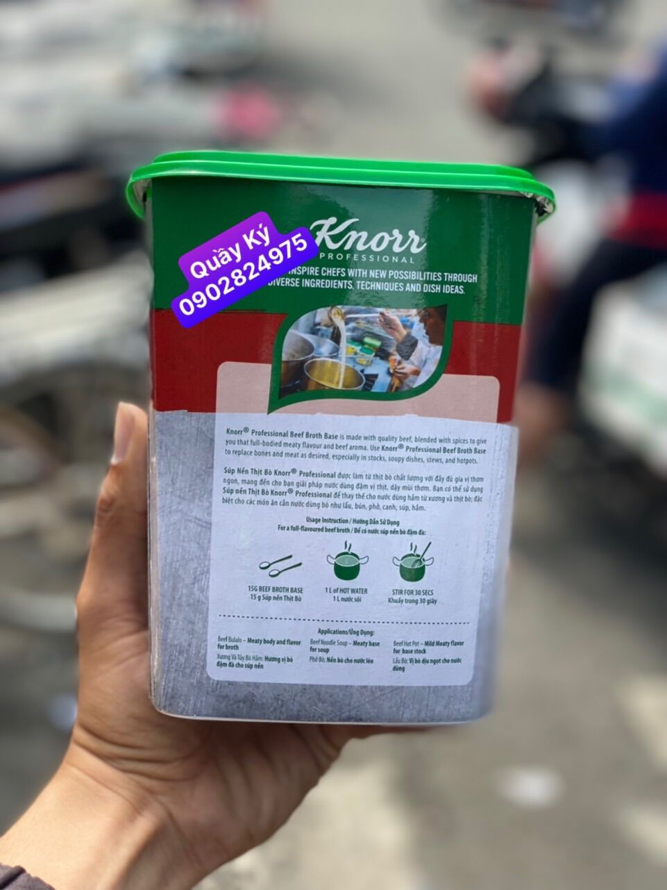 BỘT SÚP NỀN BÒ KNORR 1,5kg