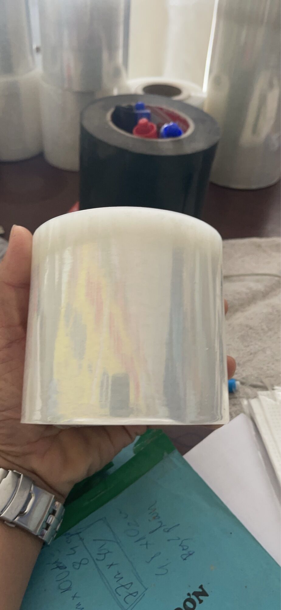 Màng pe quấn tan mỡ bụng 7cm-200gram