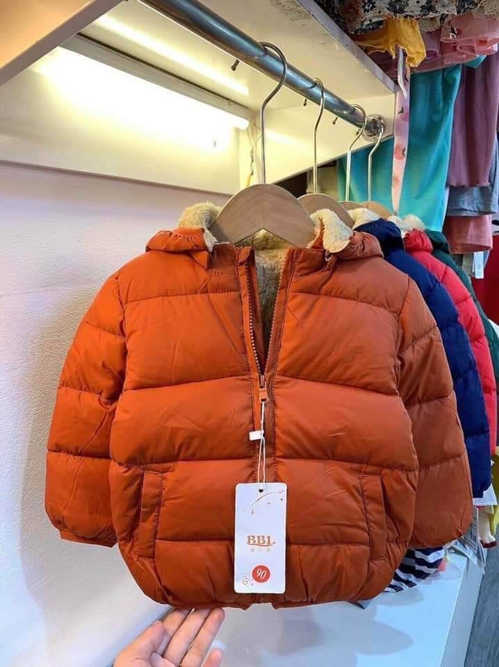 Áo phao quảng châu lót lông cừu