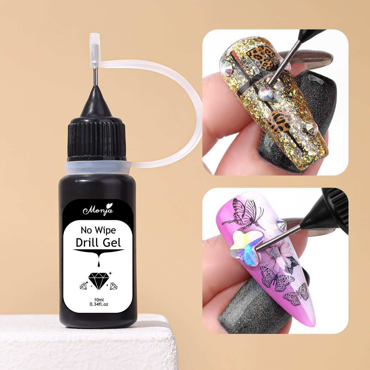 [MÃ34] Bút gel đính đá nail tiện lợi