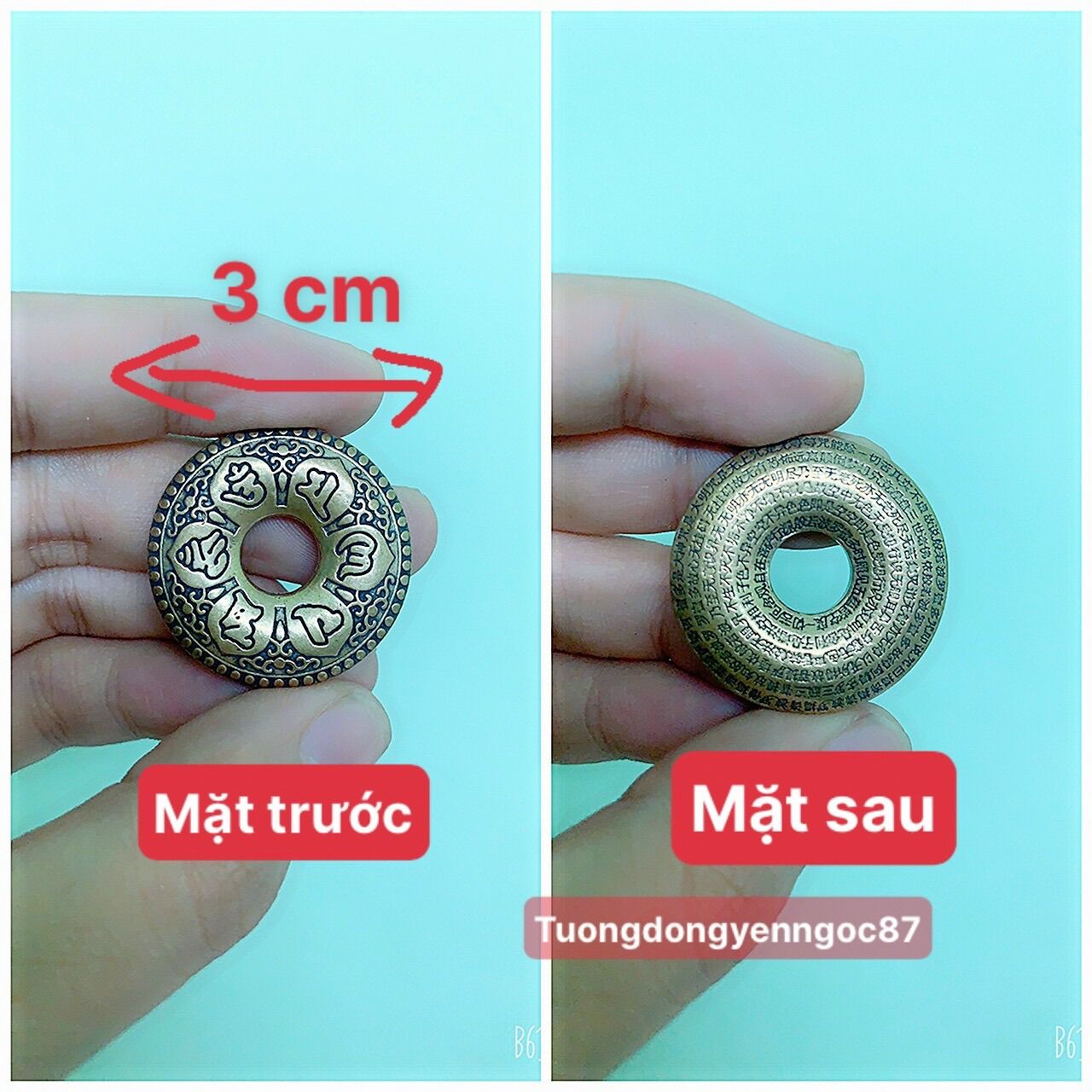 Đồng xu Om Mani Padme Hum