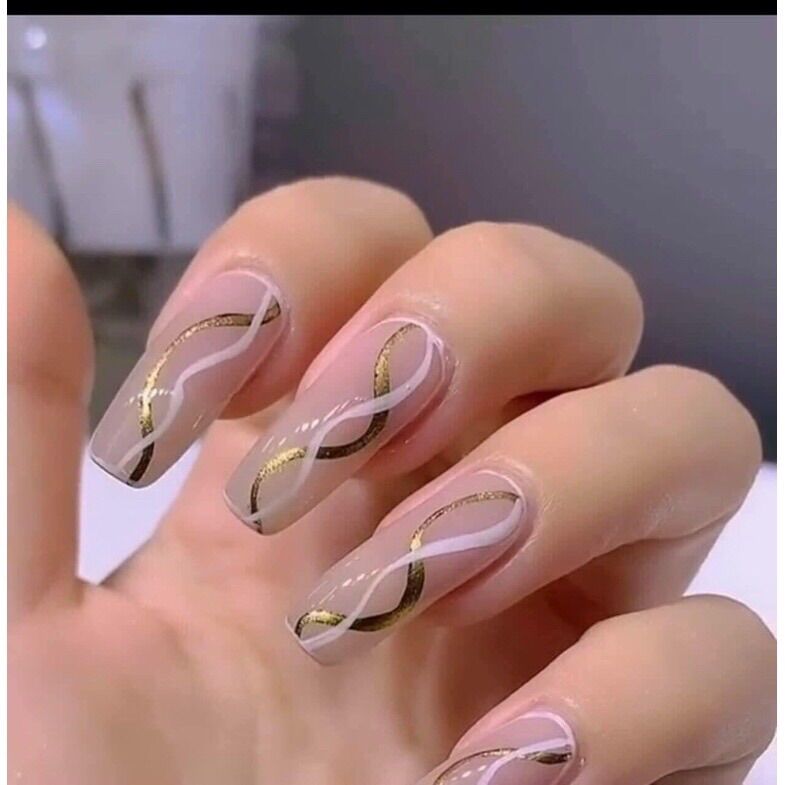Bút vẽ nét nail đen trắng