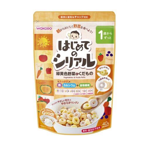 Bánh ngũ cốc ăn dặm Wakodo vị rau củ và trái cây