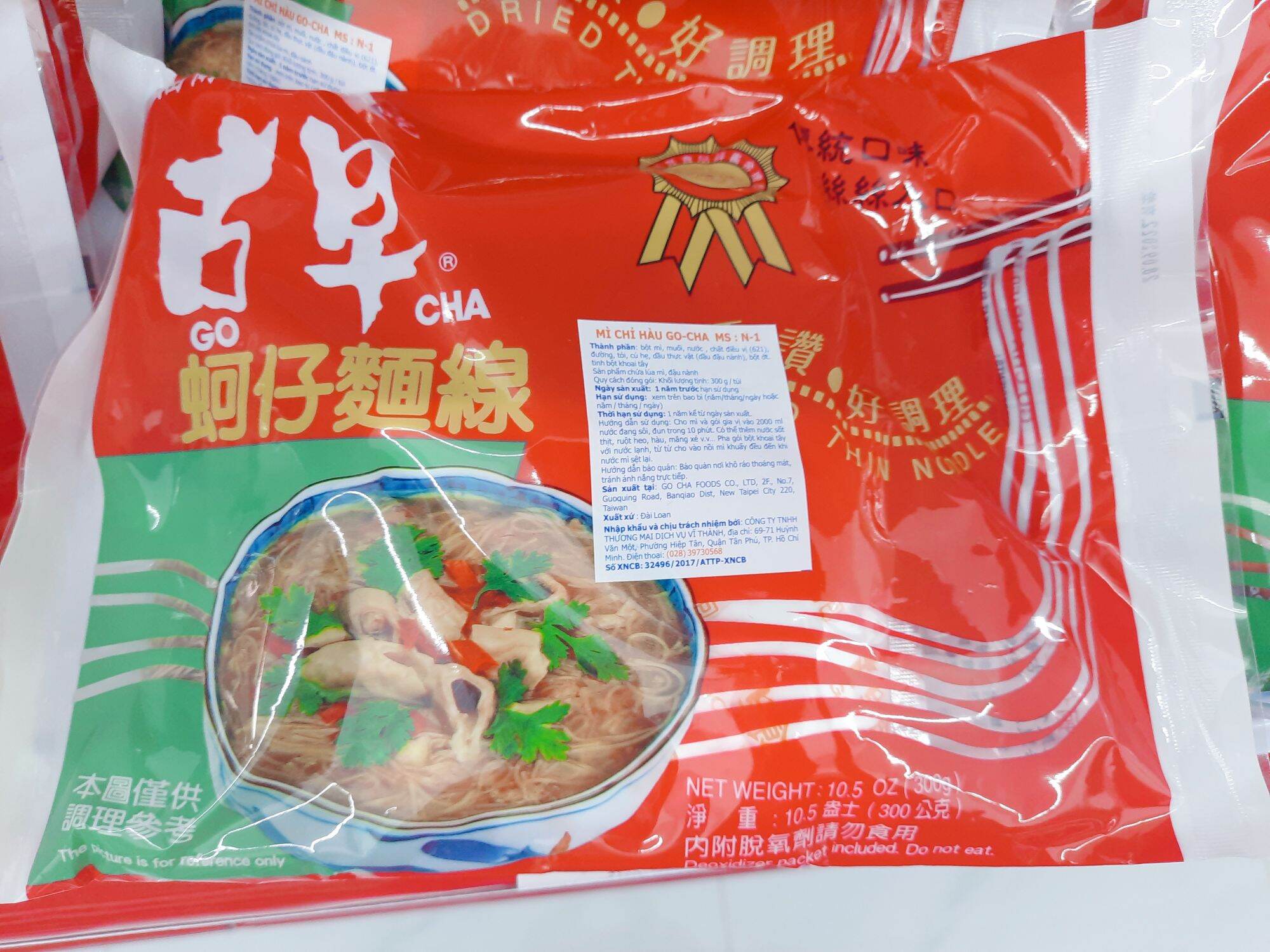 Mì chỉ hàu go-cha đài loan 300g