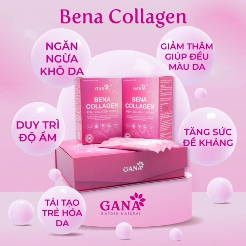 Bena Collagen GANA, collagen dạng bột công nghệ thủy phân peptit