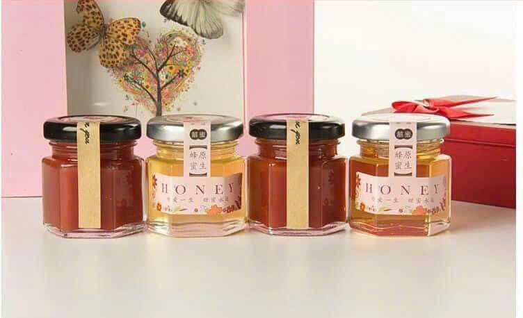 Hũ thuỷ tinh lục giác 50Ml