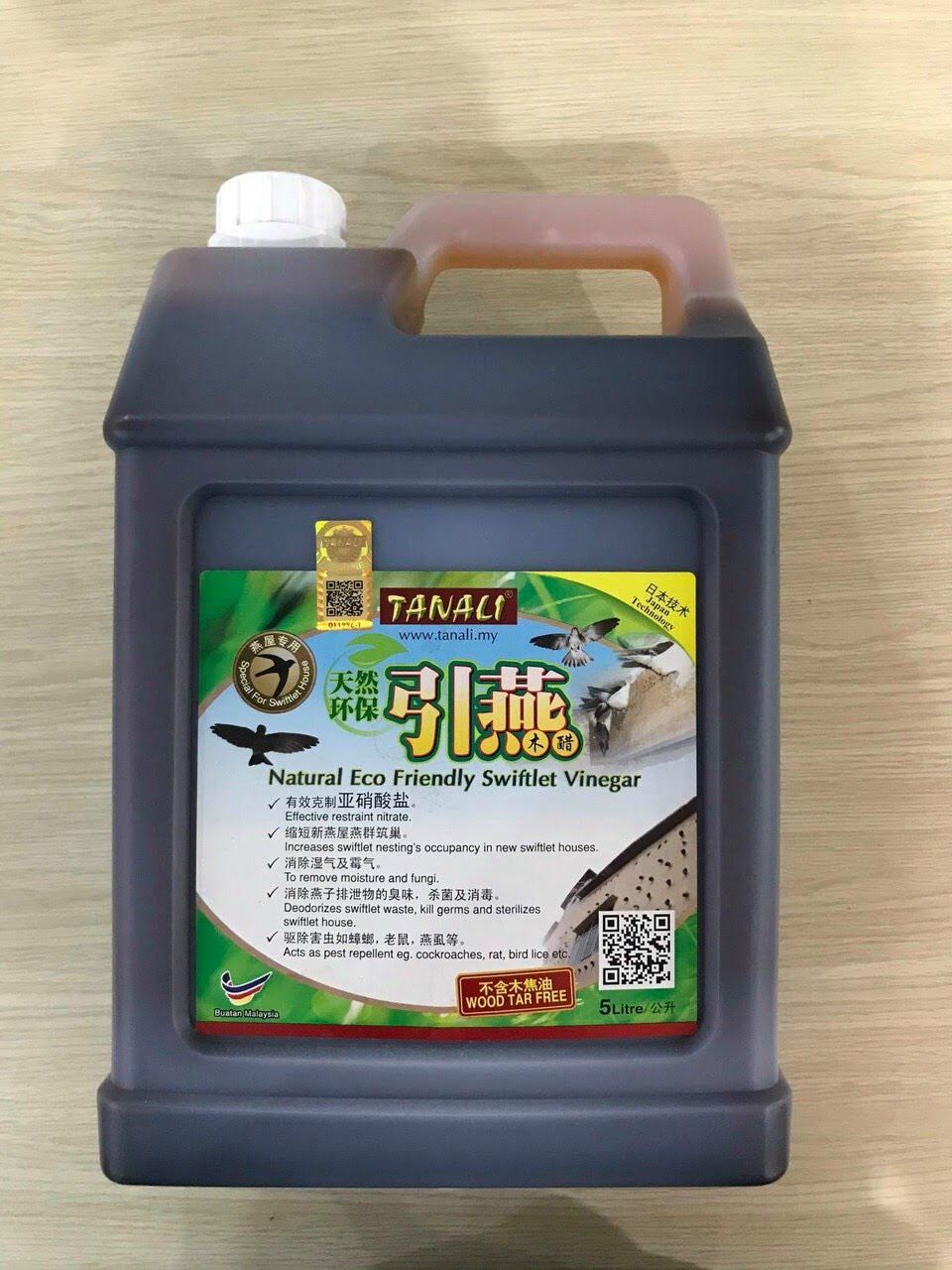 Dung dịch nhà yến natali can 5L- Loại bỏ khí Nitrate, chống nấm mốc
