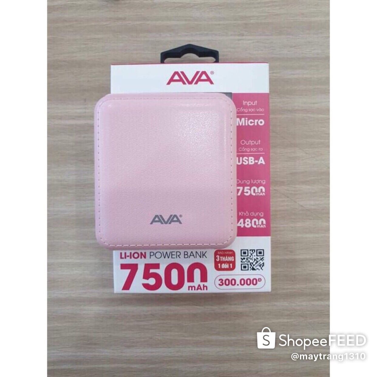 sạc dự phòng AVA 7500
