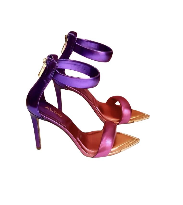 Giày sandal cao gót Aldo chuẩn xuất.