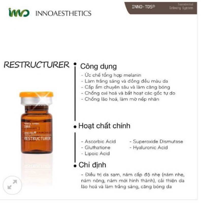 Tinh Chất Giúp Da Trắng Sáng Cải Thiện Sắc Tố Inno RESTRUCTURE