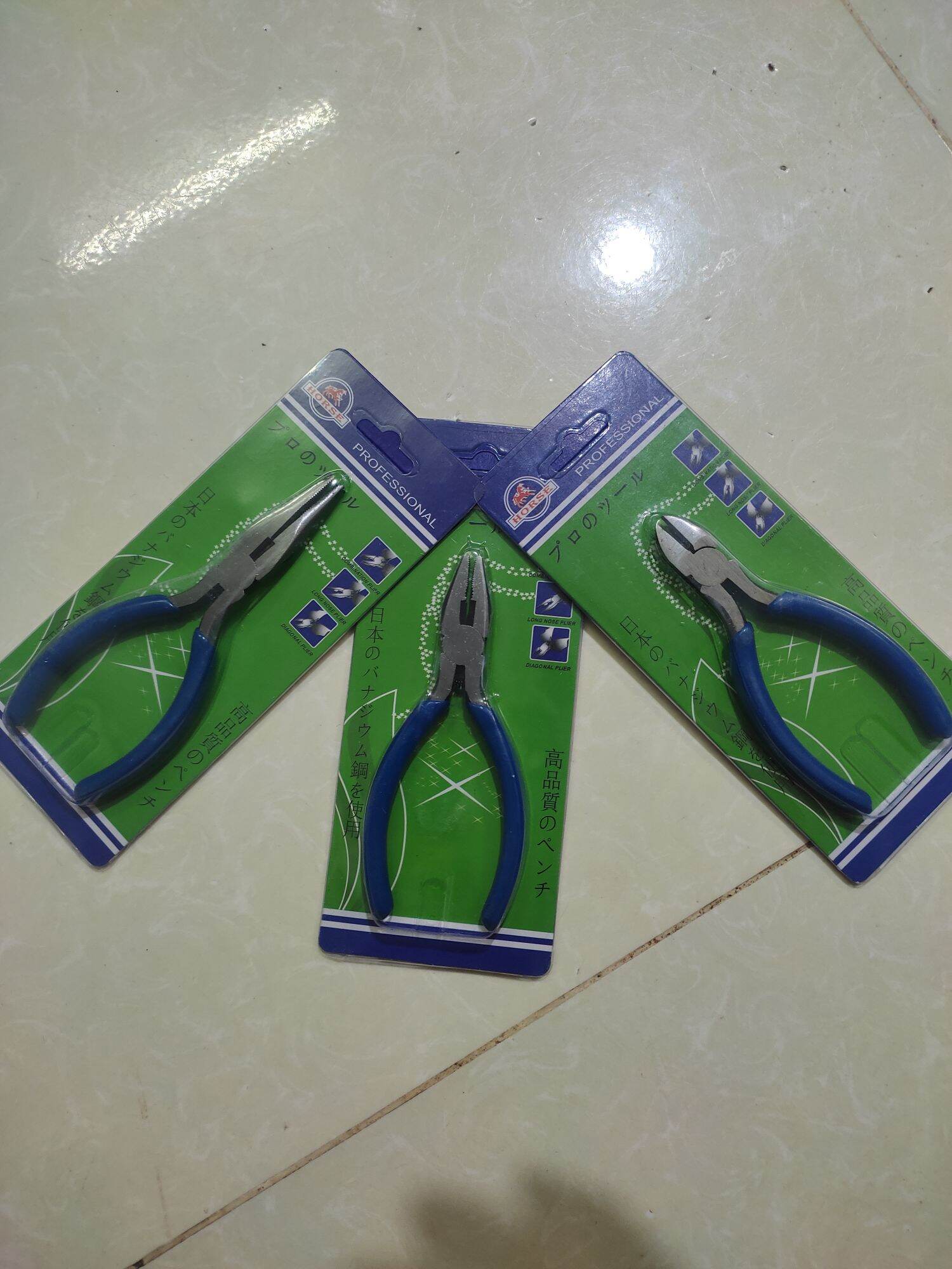 Combo 3 cây kềm nhỏ 5in cắt điện nhọn màu ngẫu nhiên