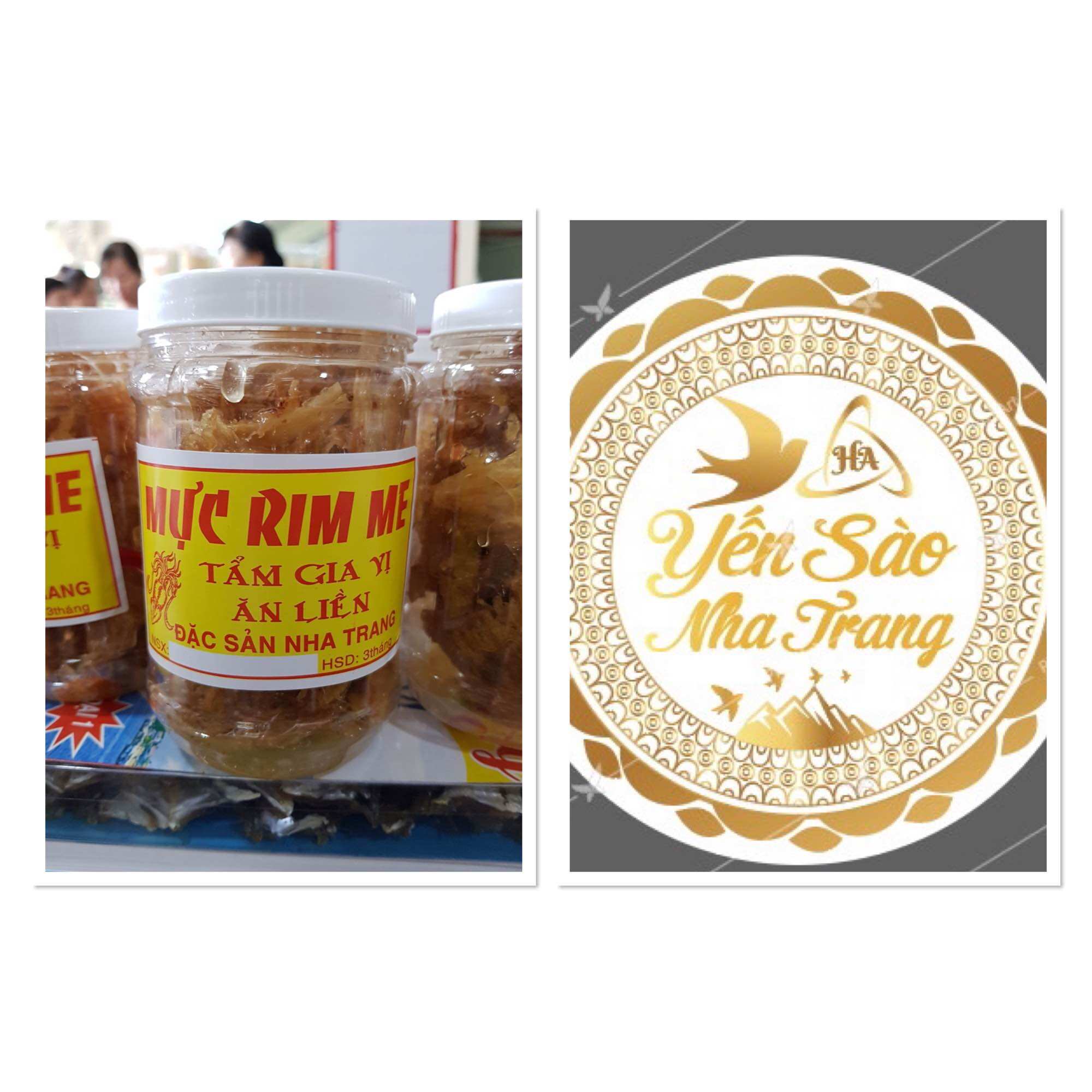 [loại 1] mực rim me loại 1 hộp 200g  [mực cán mỏng]