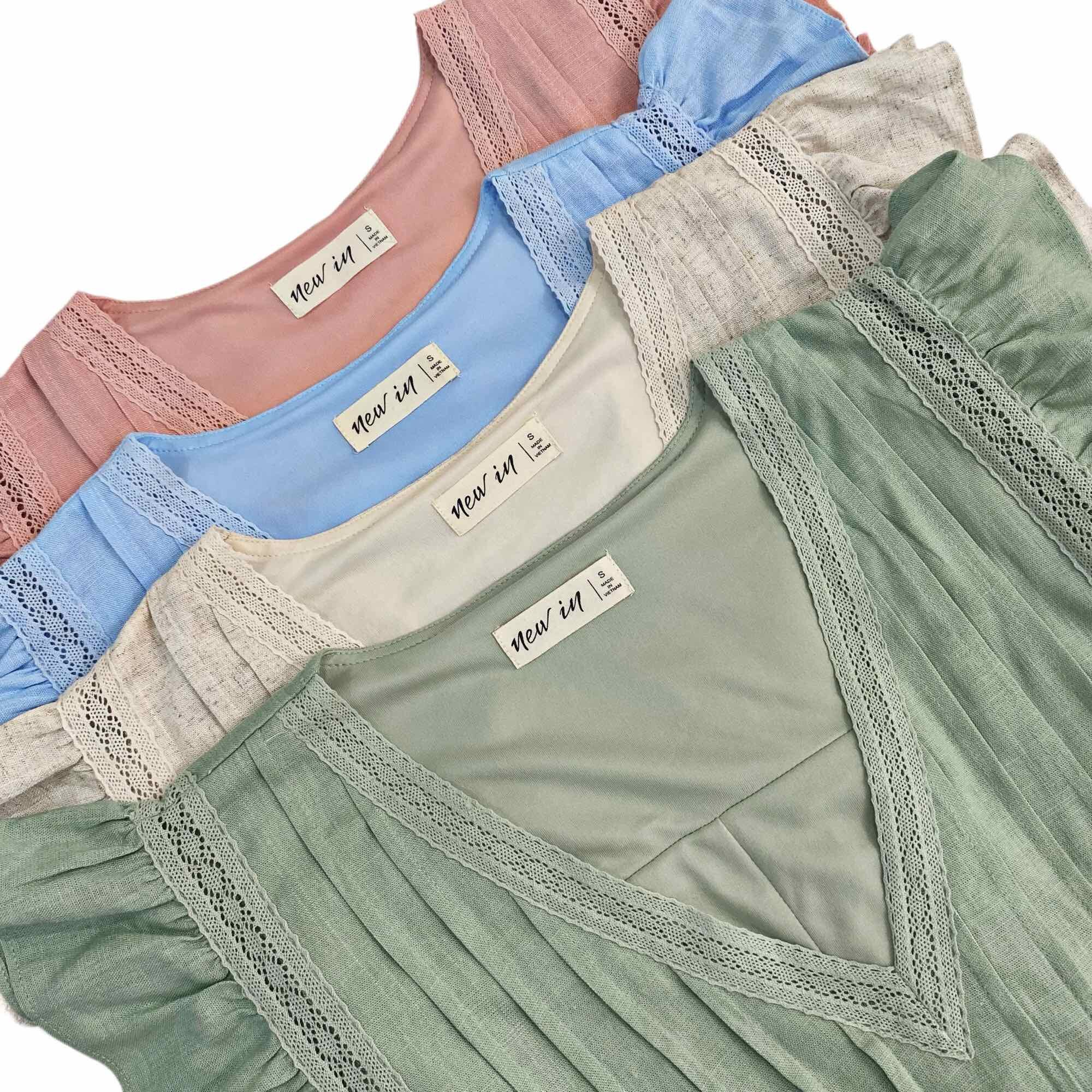 Đầm linen N€W !N xuất xịn