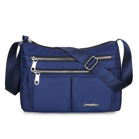 Japan and South Korea New Women's Bags Messenger Bags Horizontal Nylon Crossbody Cloth Bag Mobile Phone Bag Travel Shopping Bag Casual Cloth Bag
