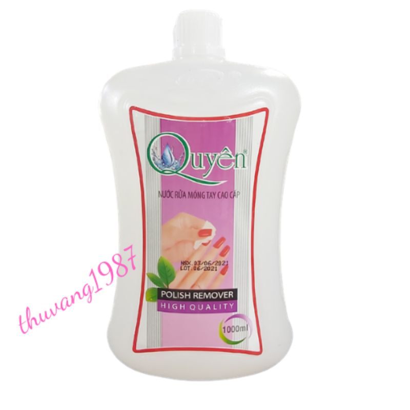 Nước rửa sơn móng tay Quyên 125ml-1000ml