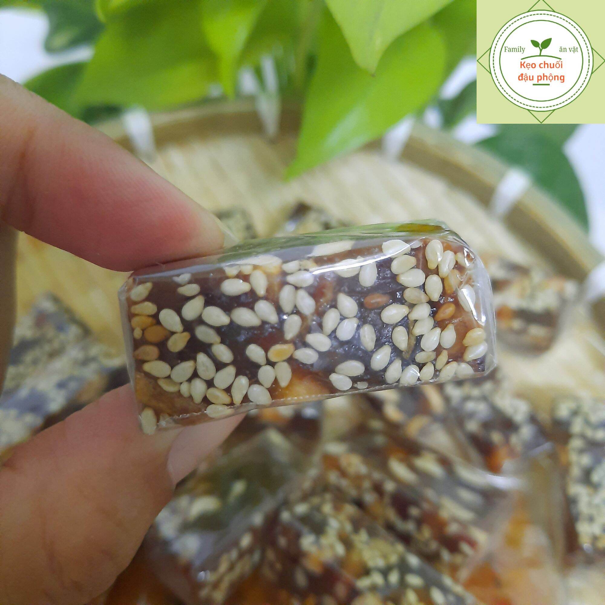 KẸO CHUỐI ĐẬU PHỘNG - Bịch 200gr (đặc sản Bến Tre)