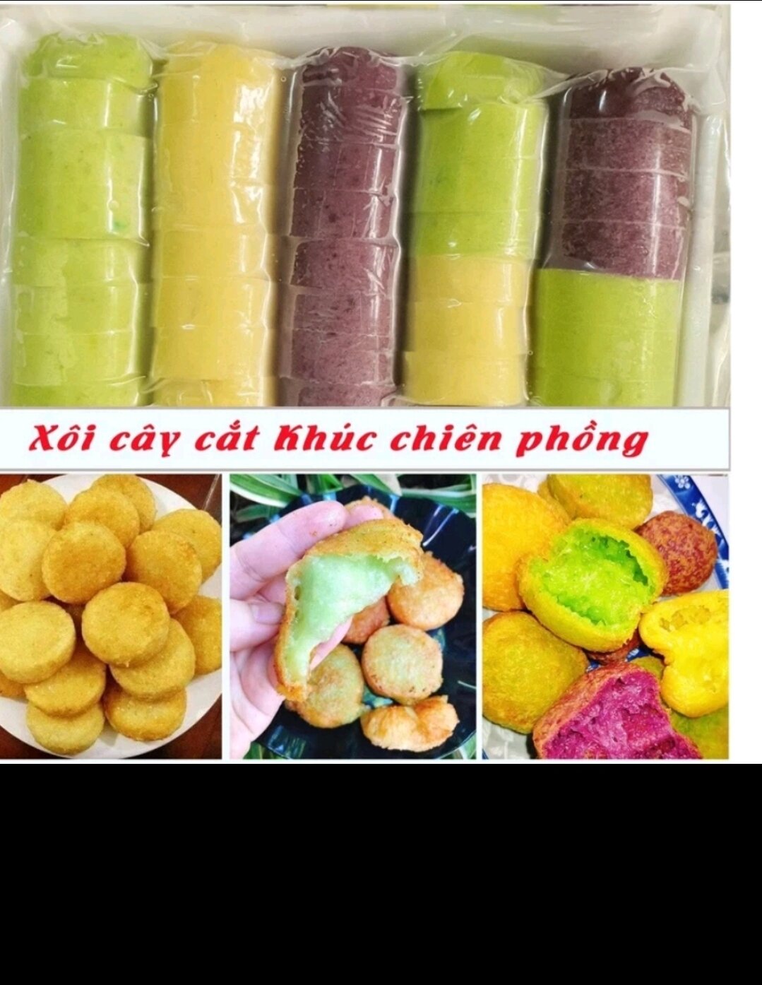XÔI CHIÊN PHỒNG 3 MÀU 1KG