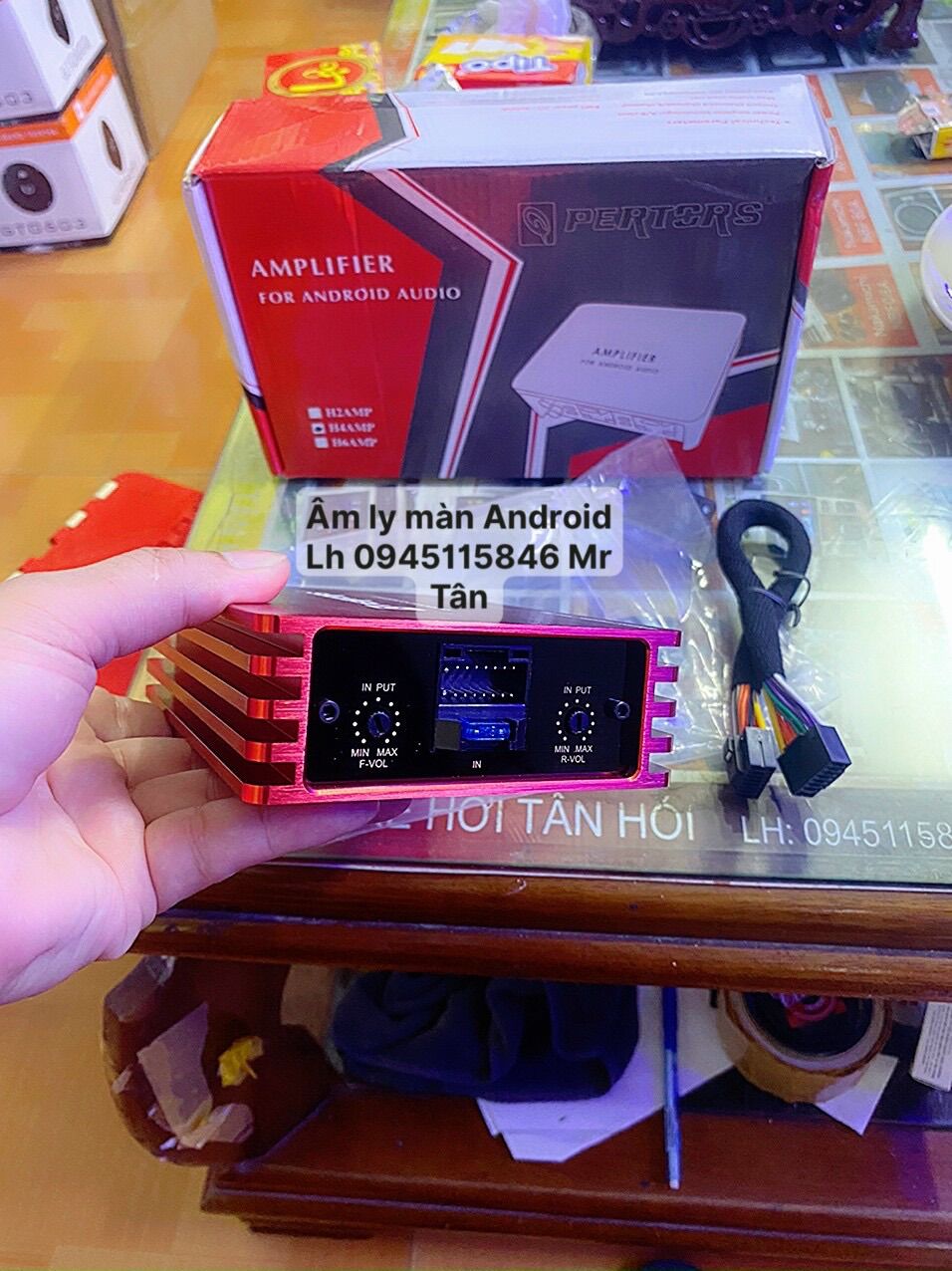 Âm ly cho màn Android cắm rắc Zin theo xe ô tô
