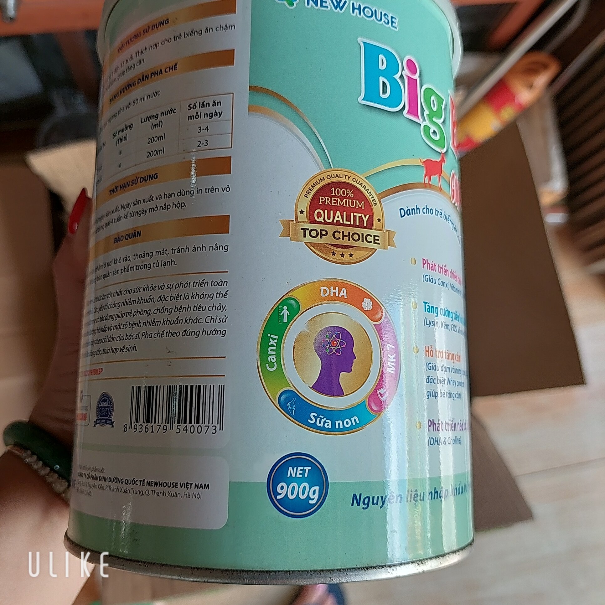 1 Lon Sữa Bột hết data 900g Dùng Ủ Mồi Câu Cá