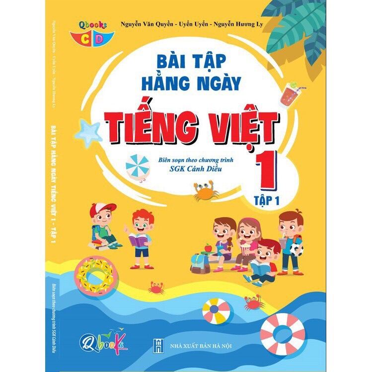 Sách - Bài Tập Hằng Ngày Tiếng Việt Lớp 1 - học kì 1 - Cánh diều (1 quyển)