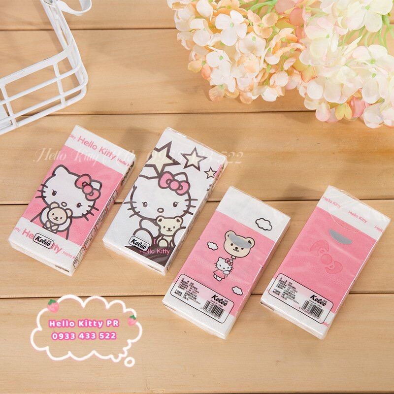 Khăn giấy bỏ túi Hello Kitty