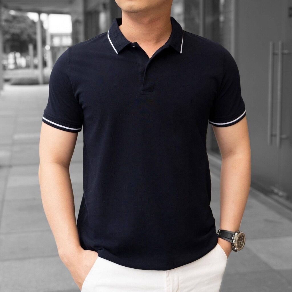 Áo PoLo Nam Nữ kiểu trơn,vải thun cá sấu co giãn 4c