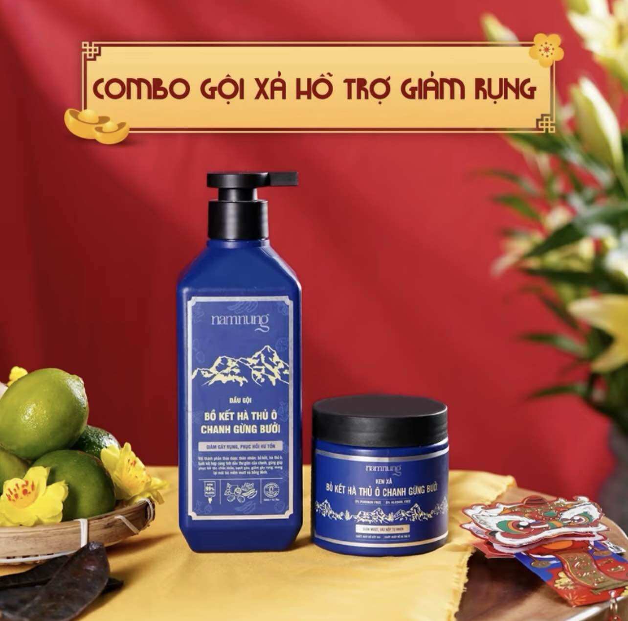 Combo gội xã thảo dược Nam Nung