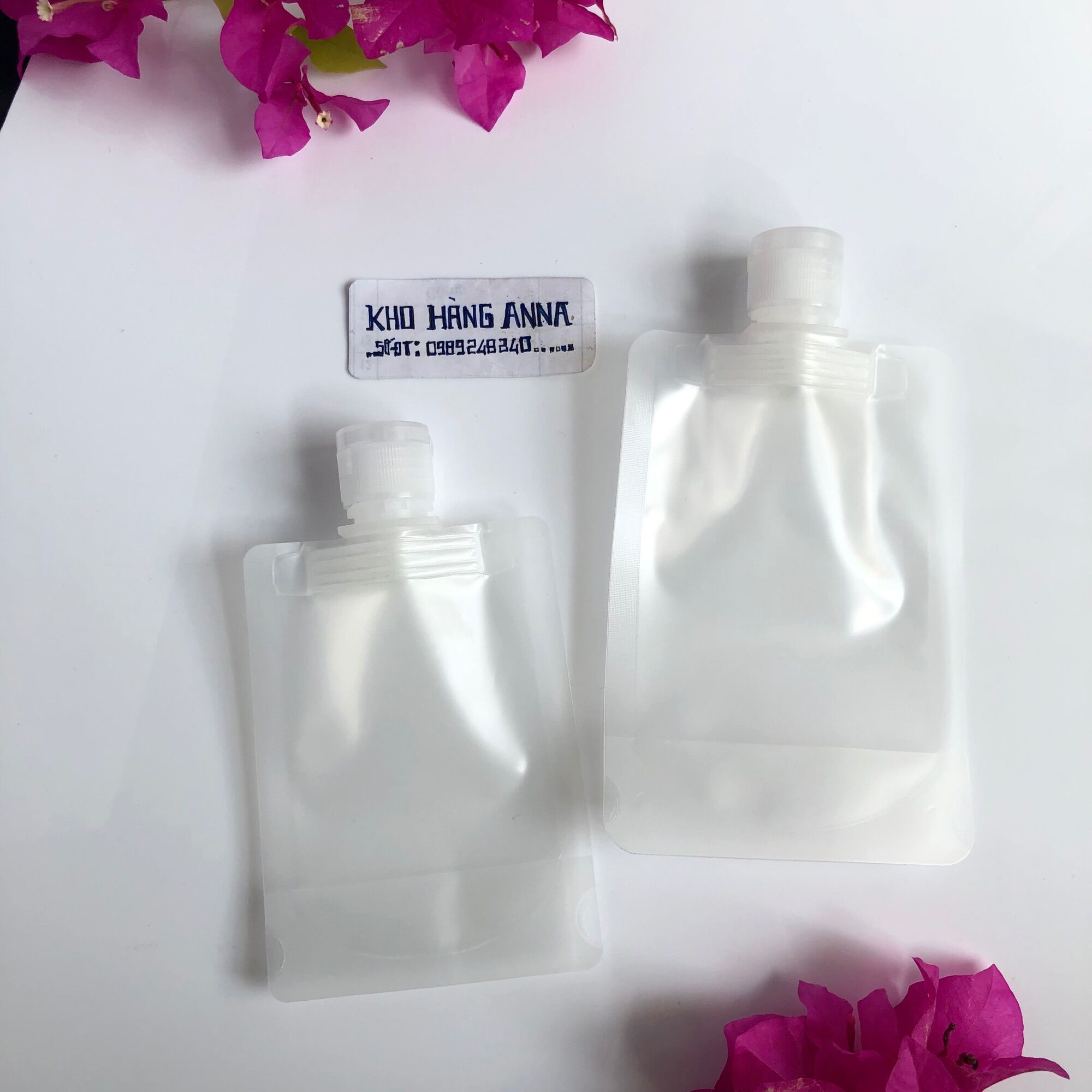 Túi chiết mỹ phẩm- túi chiết mẫu thử 30ml/50ml/100ml
