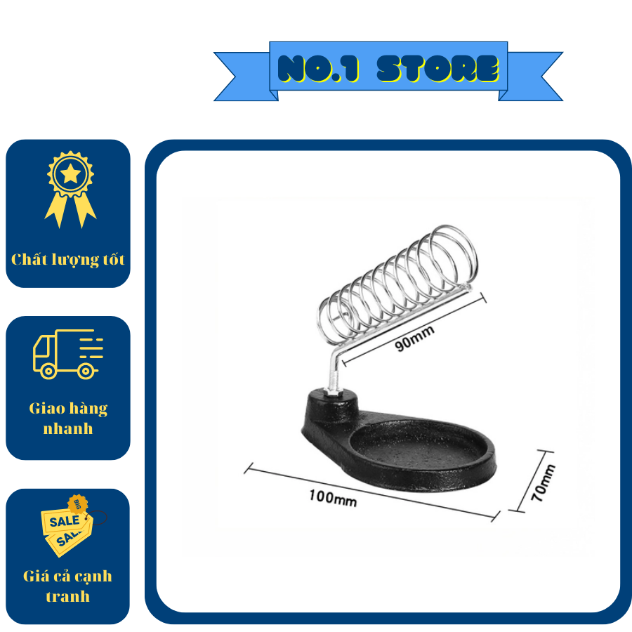 Kệ Hàn Sắt Nhỏ Để Máy Hàn, Bọt Biển KH-S01