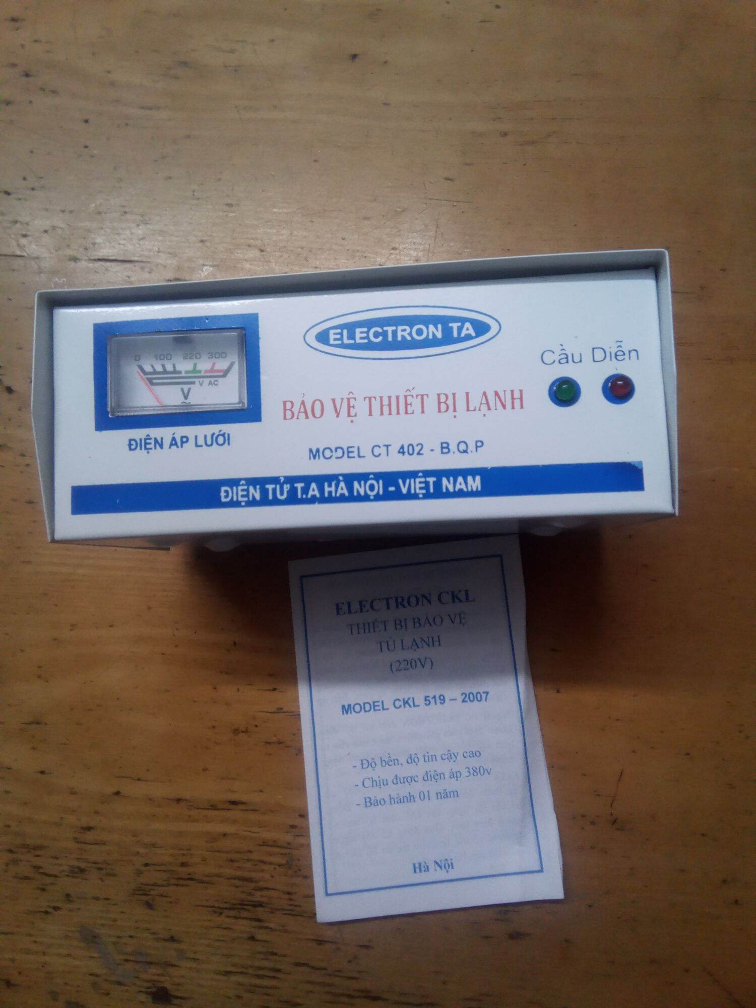Thiết bị bảo vệ tủ lạnh Electron CT 402- B.Q.P