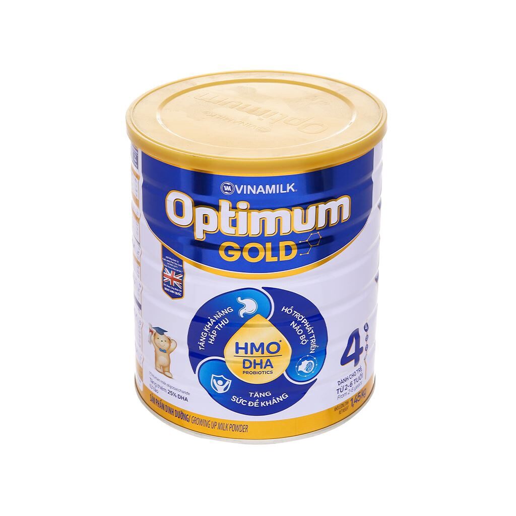 [Date 2024] Sữa bột Optimum Gold 4 HMO 1,45kg/1450g